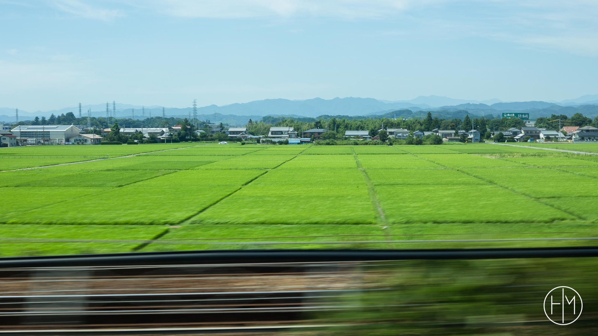 A bord du train Shinkansen
