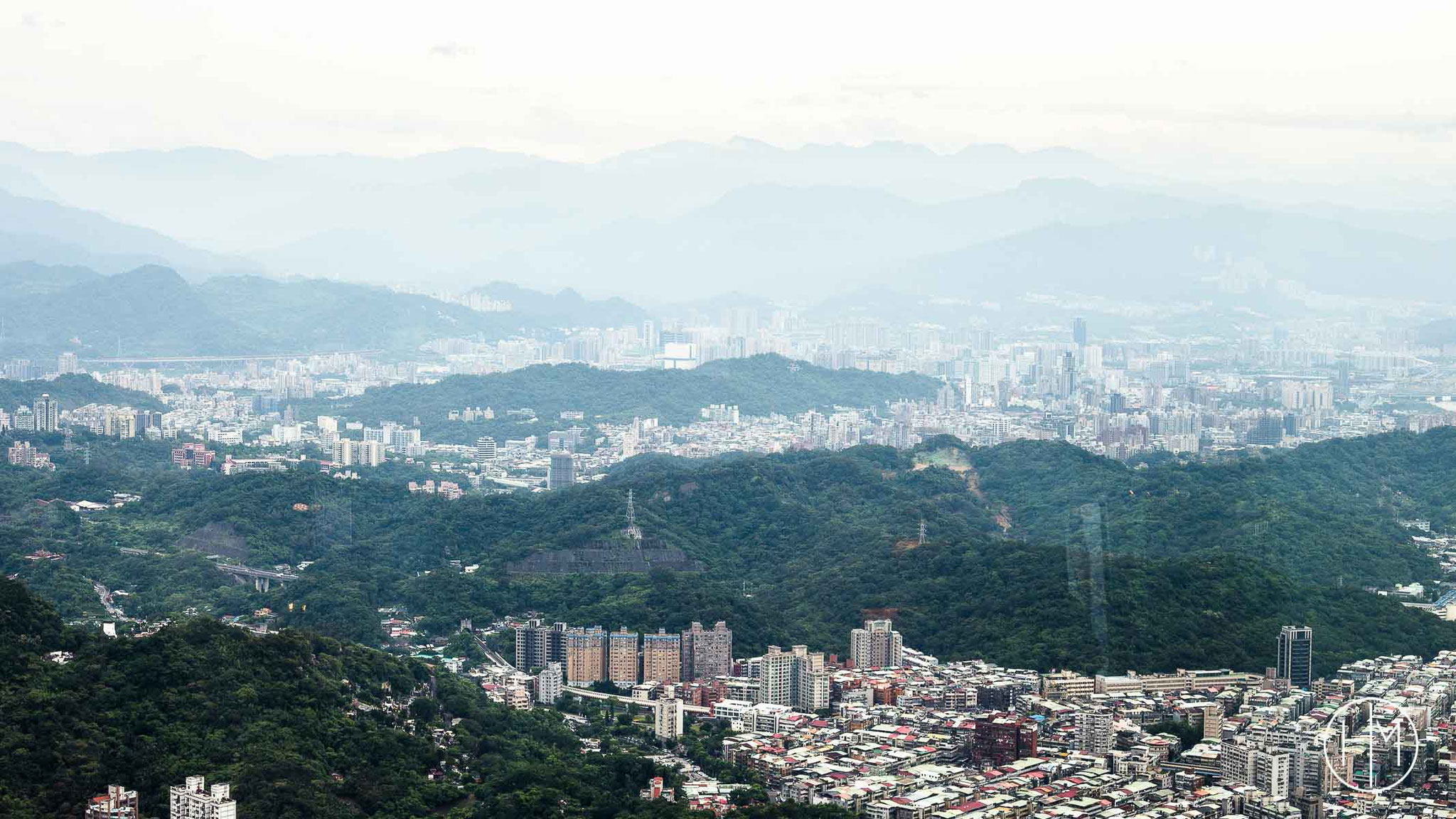 Vu de la Tour 101 de Taipeih